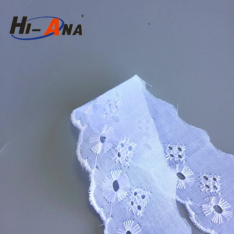 hi-ana lace2 20 QC staffs ensure the quality Top quality textile lace