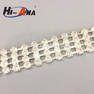 fancy rhinestone chain trimming