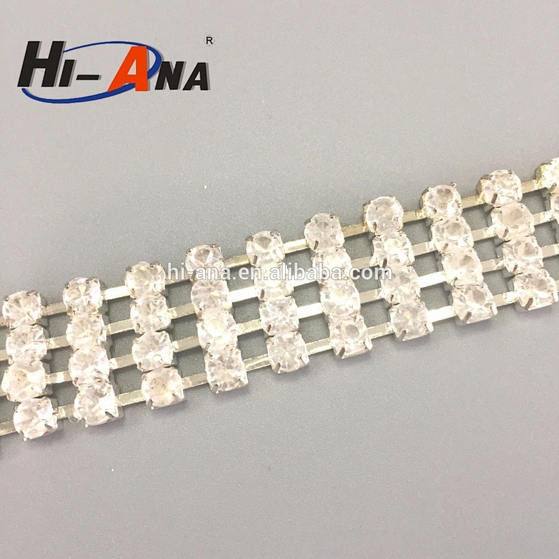 fancy rhinestone chain trimming