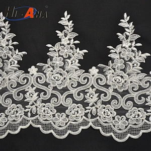 5.5 million units monthly from a 15year upplier Top quality guangzhou african lace embroidery fabric