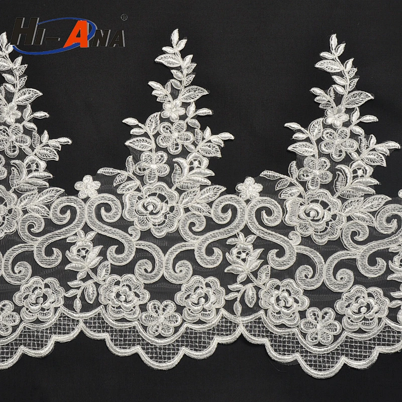 5.5 million units monthly from a 15year upplier Top quality guangzhou african lace embroidery fabric