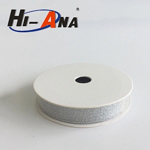 silver metallic ribbon