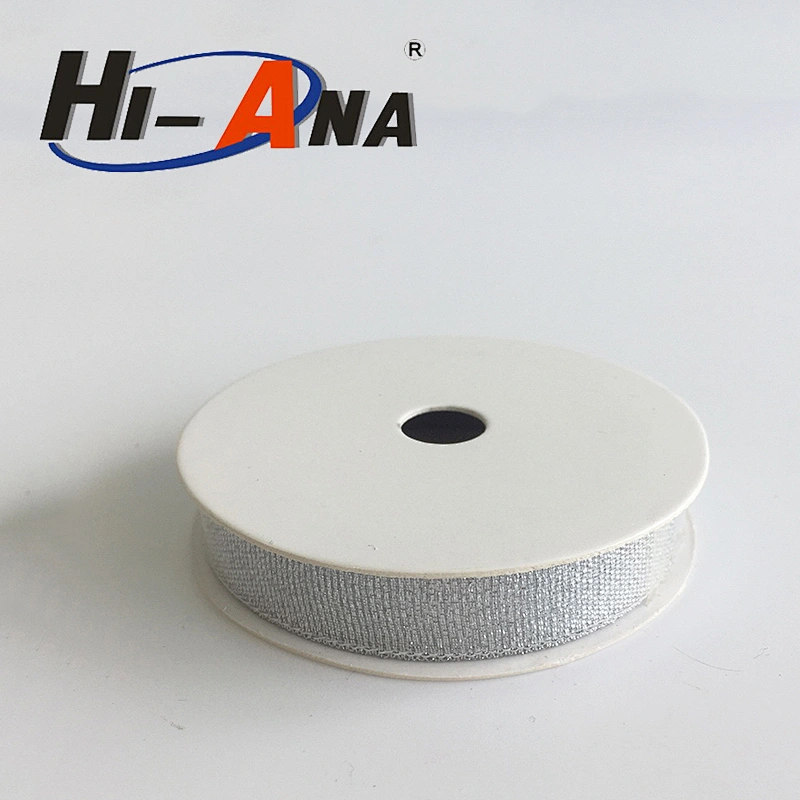 silver metallic ribbon