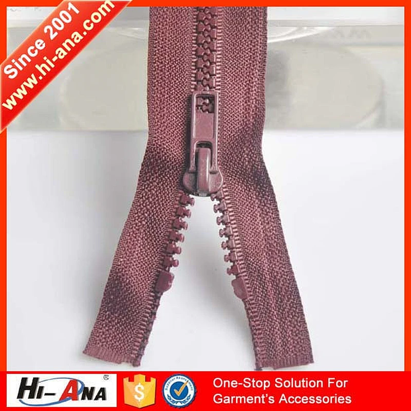 hi-ana zipper2 ISO 9001 Factory Best quality zipper plastic
