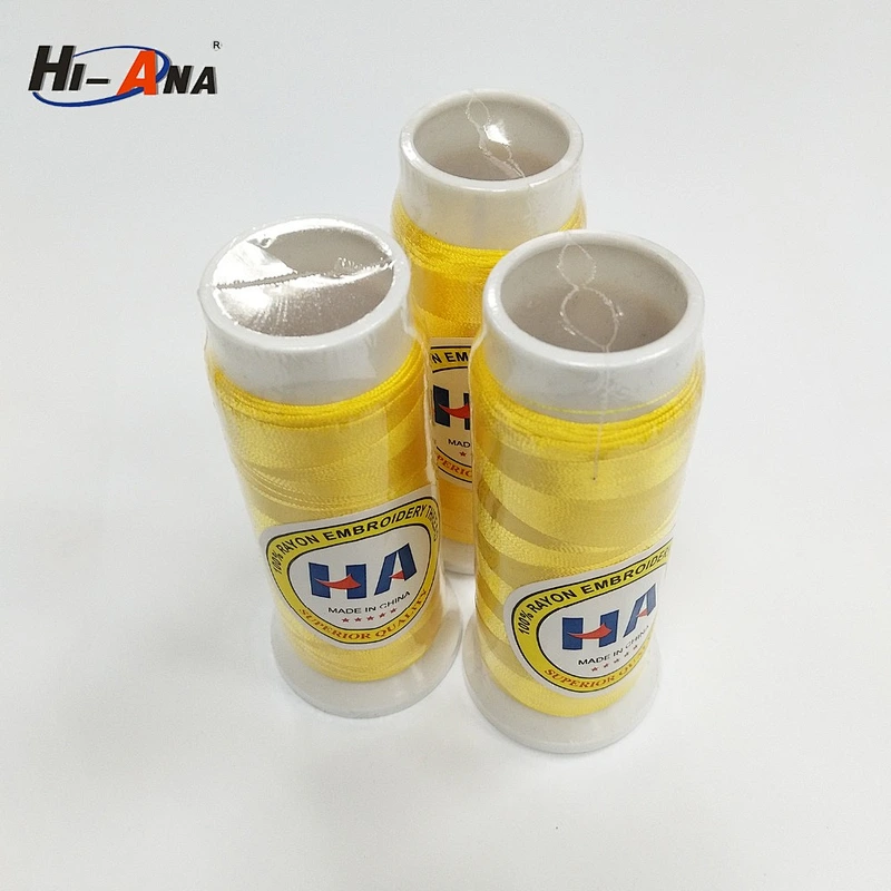 100% Dyed Spun Polyester Embroidery Thread