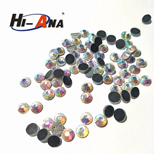 AB colors Hot fix Rhinestones with one cut for garment