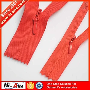 20 years'experience red 5 inch zipper