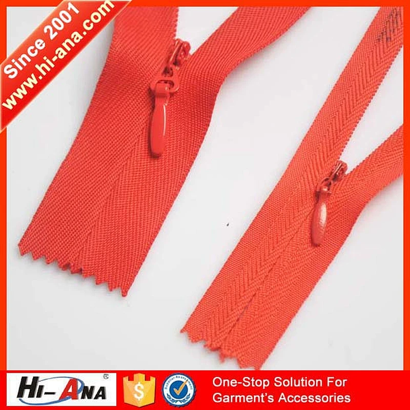 20 years'experience red 5 inch zipper