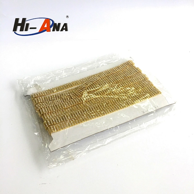 hi-ana rhinestone1 Trade assurance Good Price crystal rhinestone chain trim