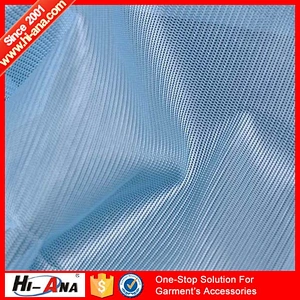 hi-ana fabric1 Accept OEM new products team Good Price polyester mesh lining fabric