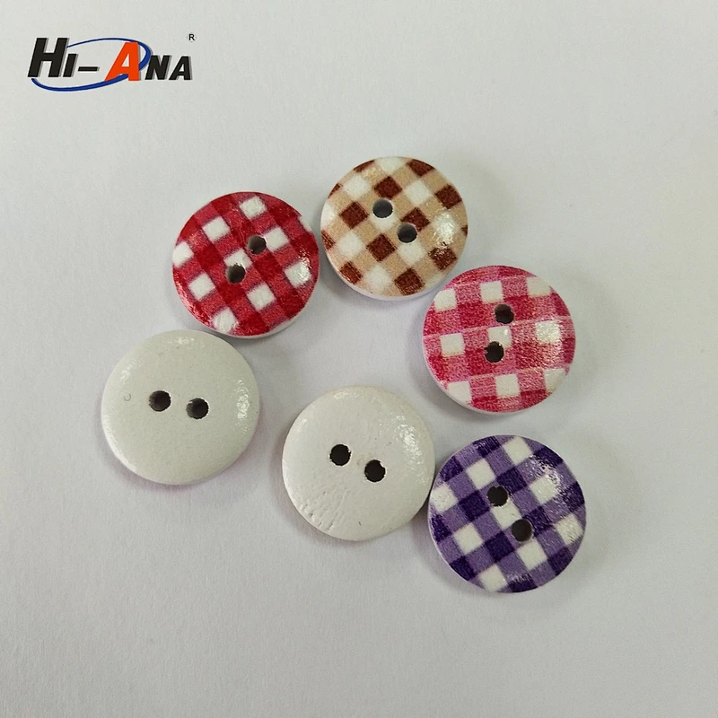 custom wood buttons