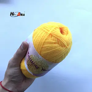 Hand Knitting Multiple Colors Yarn For Crochet
