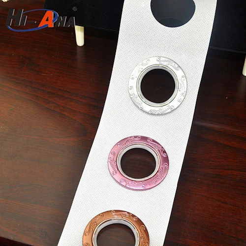 hi-ana curtain1 Direct factory prices Decorative curtain eyelets 50mm
