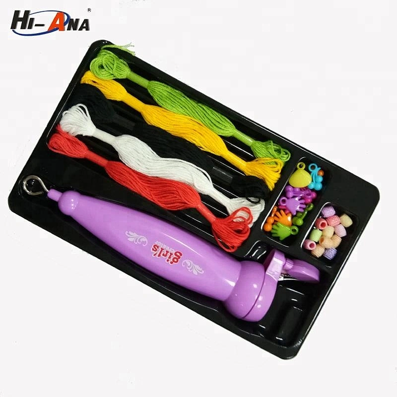 High quality girls'' creator Plastic Knitting Looms Wool weaver tools