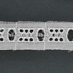 width:2CM inch fashion hot embroidery tc lace.china Manufacturers