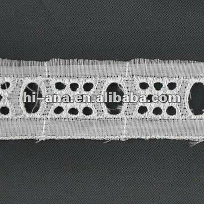width:2CM inch fashion hot embroidery tc lace.china Manufacturers