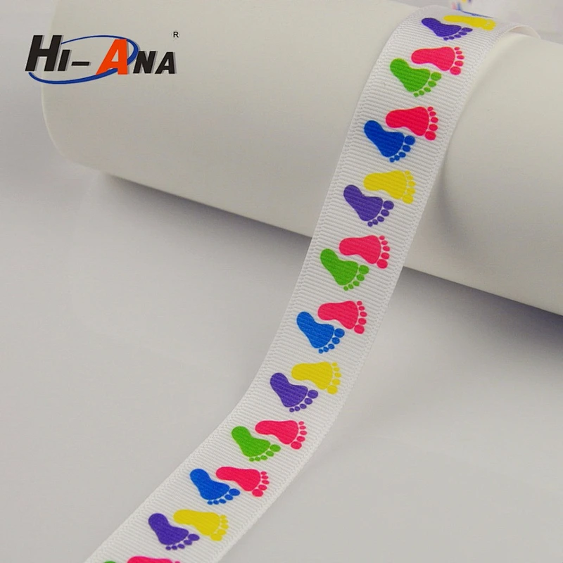 printed satin ribbon
