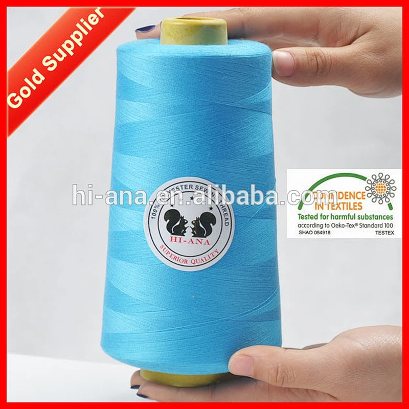 100% Polyester Sewing Thread 40s/2 3000yards