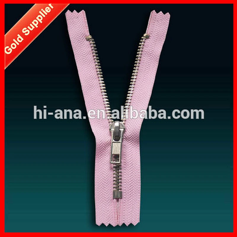 No5 Golden Brass Metal Zipper
