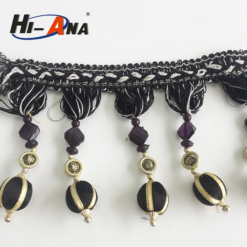 hi-ana trim3 Specialized in accessories since 2001 Fancy long beaded fringe