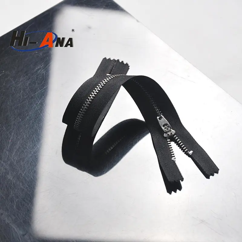 hi-ana zipper1 Direct factory prices Good supplying metal zipper for jeans