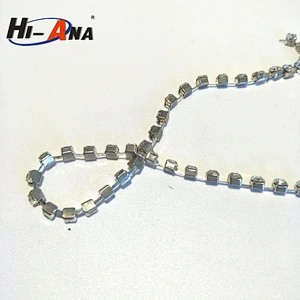 hi-ana rhinestone1 Rapid and efficient cooperation Cheaper 6mm rhinestone cup chain