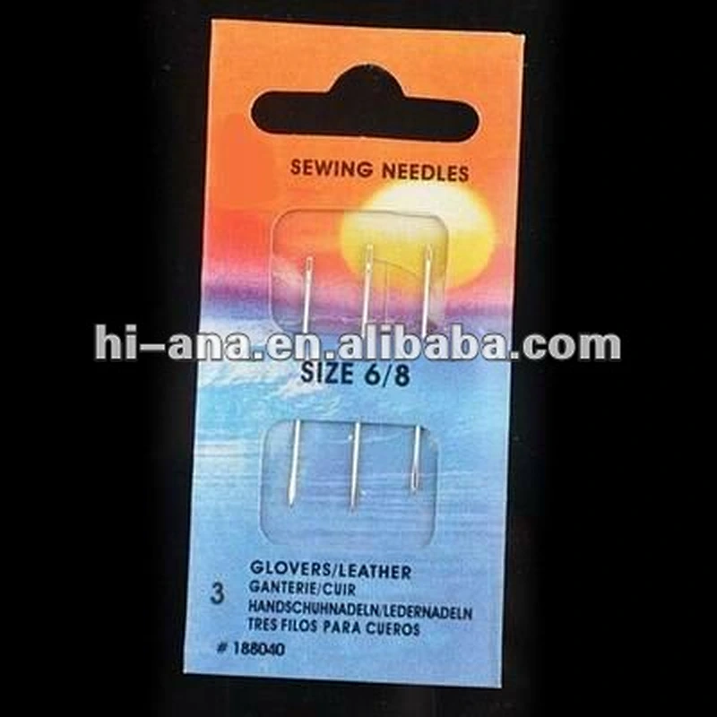2 count per card hand sewing needles kit China supplier