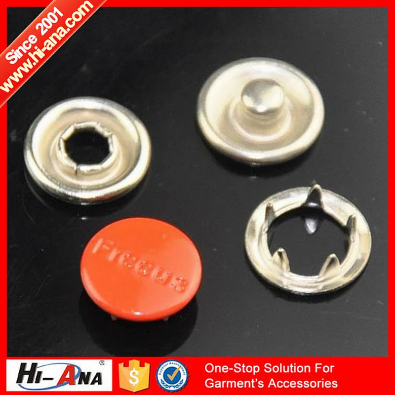 hi-ana button1 SEDEX Factory garment accessories four parts snap button