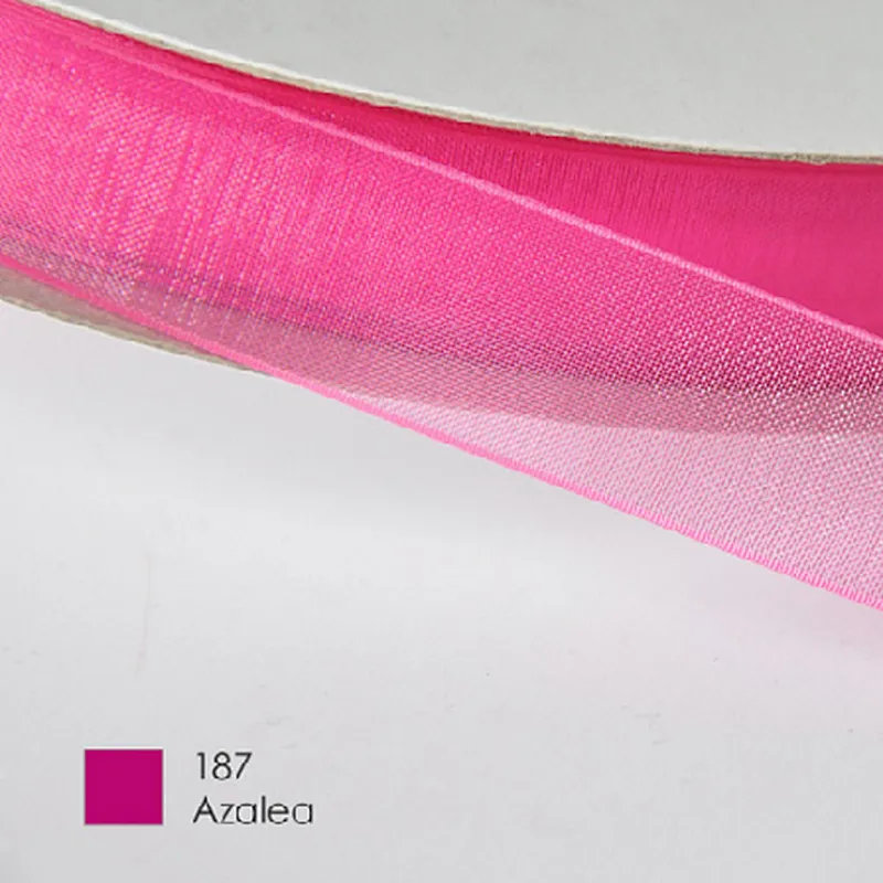 hi-ana ribbon 102 galloon silk sheer organza ribbon for gift packaging Beautiful Wedding decorative ribbon