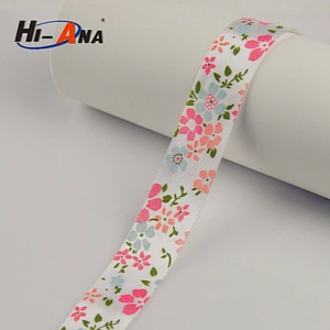 Familiar in oem odm factory customised LOGO printed leopard print ribbon