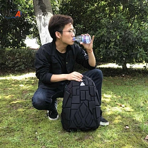 Hot Sale Latest Design USB Charge Laptop School Bag with Luggage Belt 15