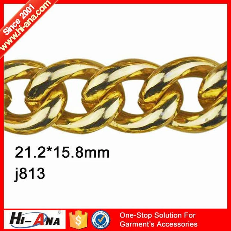 hi-ana chain1 More 6 Years no complaint High fashion metal chain trim