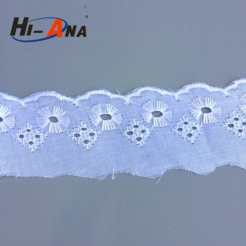 hi-ana lace2 20 QC staffs ensure the quality Top quality textile lace
