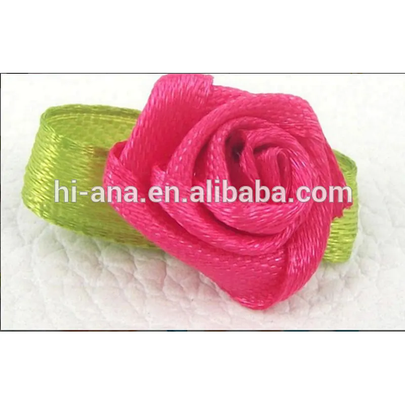 hi-ana artificial flower Green leaves small rose doll accessories small flowers DIY handmade flowers ribbons flowers
