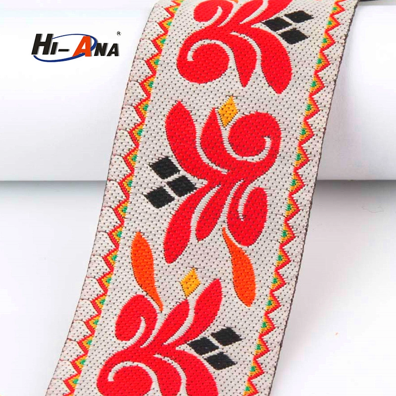 width:34mm traditional jacquard tape China supplier