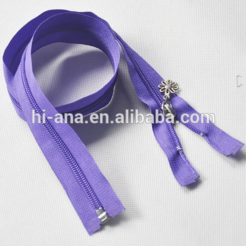 No 5 Nylon Zipper With Fancy Slider O/E
