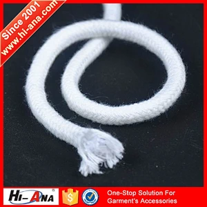 hi-ana cord3 15 years factory experience Good supplying 5mm cotton cord