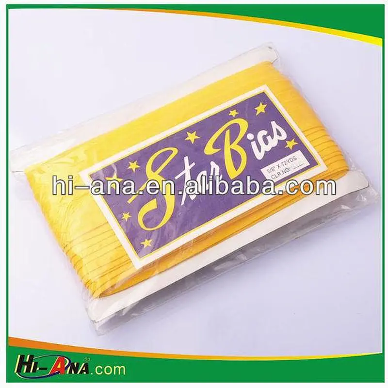 100% Polyester Bias Tape in Card