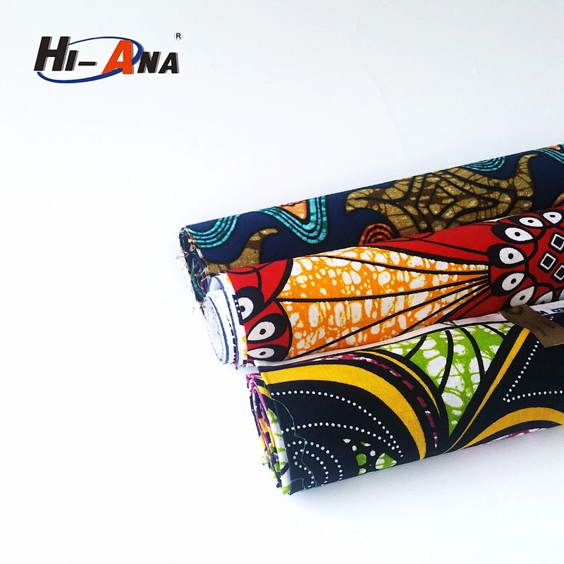 hi-ana fabric2 20 QC staffs ensure the quality Multicolor ankara african wax print fabric