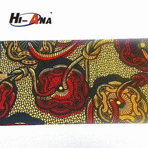 African fashion and Gold style Wax Fabric