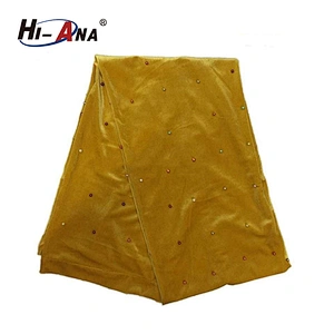 HI-ANA Fashion Ladies velvet turban head hand