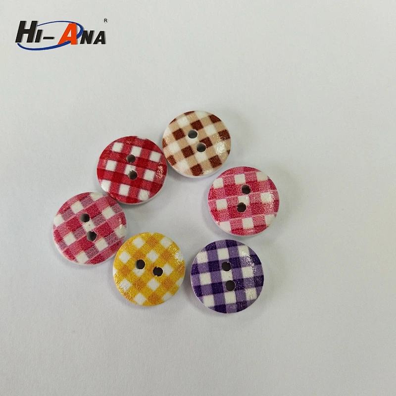 custom wood buttons