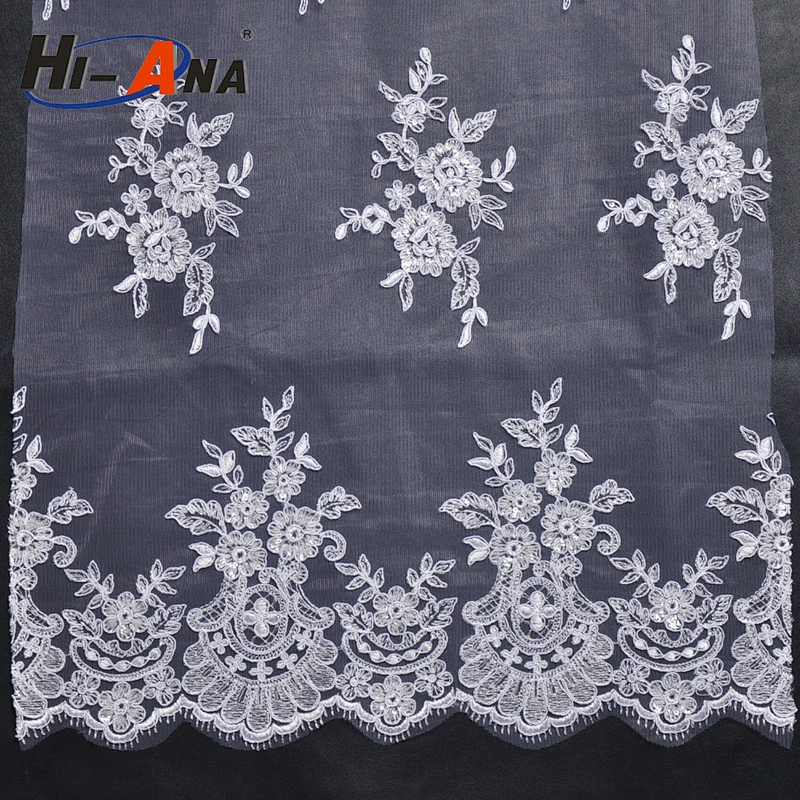 Your one-stop supplier Ningbo embroidery lace curtain fabric