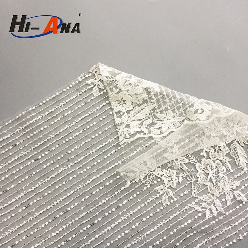 hi-ana lace1 Direct factory prices Good Price organic cotton lace fabric