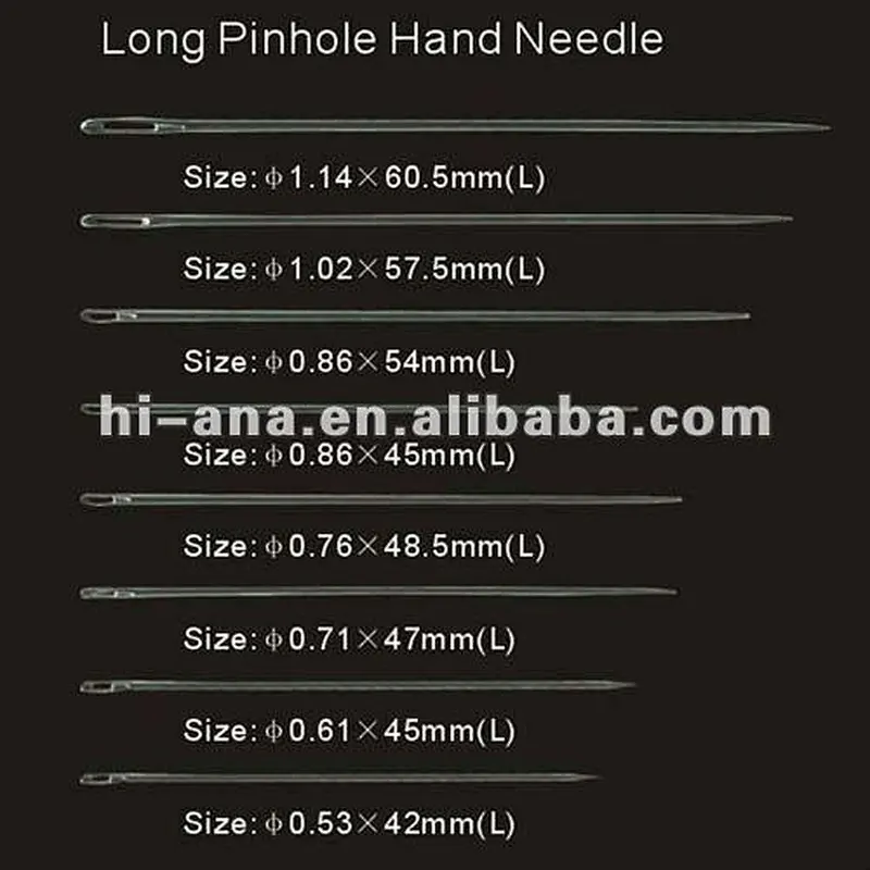 Balance brand long pinhold sewing hand needle China supplier