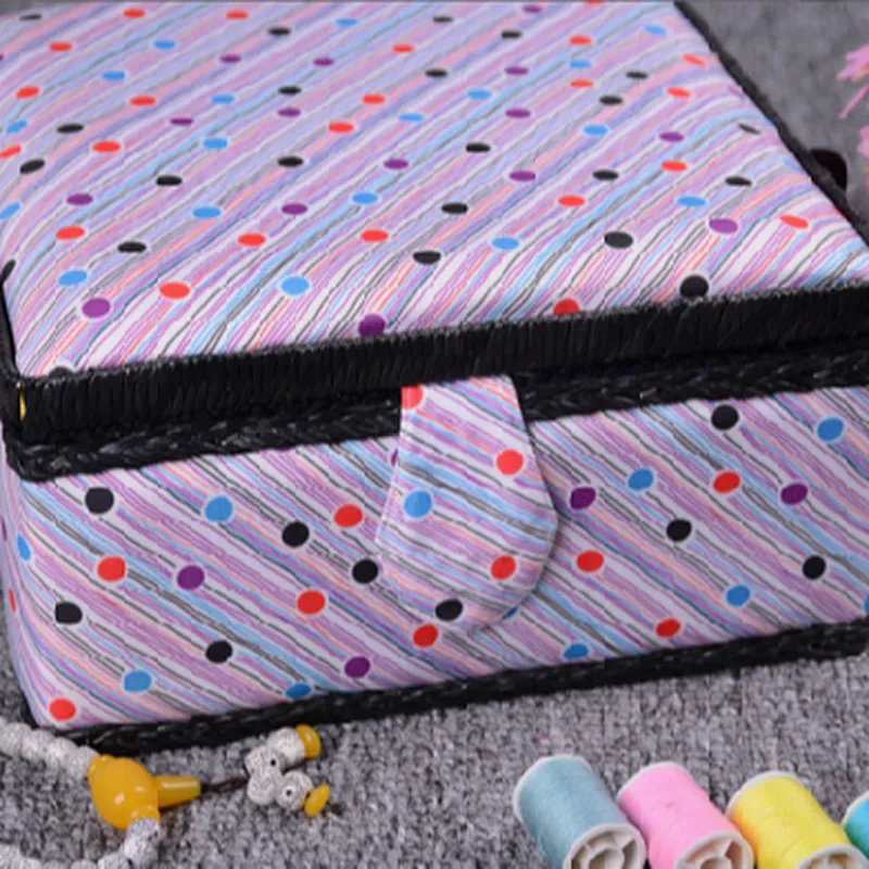 hi-ana Sewing kit Hand-woven basket needle basket stationery office box European and American popular style