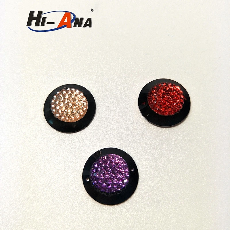 hi-ana rhinestone2 Stict QC 100% Popular design acrylic flat back rhinestones