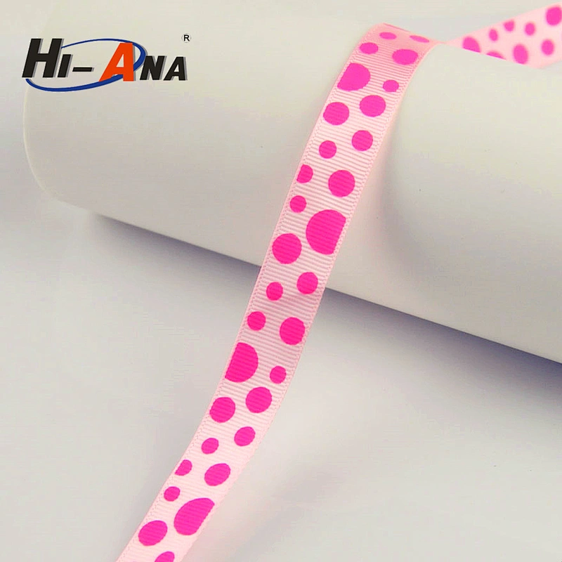 hi-ana ribbon 196 Merry Christmas White Snow Printed Satin Ribbon