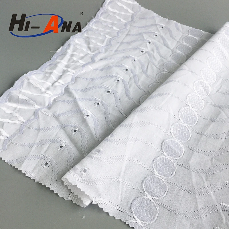 white cotton lace