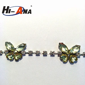 24 hours service online wholesale different style rhinestone chains by the yard